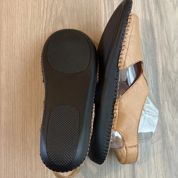Naturalizer Women's Tan Scout Leather Slingback Sandals Size 11 - Picture 5 of 5